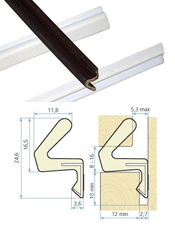 Plain Q-Lon Door weatherstripping